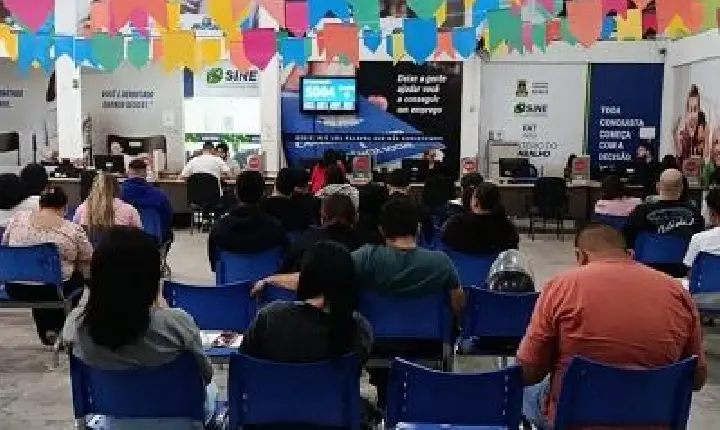 Campina Grande oferece 1.592 vagas de emprego, na terceira semana de Junho, conforme sistema de cadastro do Sine Municipal