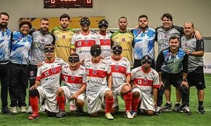 Com apoio da Prefeitura de Campina Grande, equipes de futebol de cegos participam do Regional Nordeste