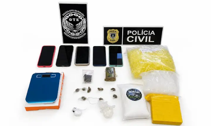 EM AREIAL: Polícia Civil deflagra operação contra o tráfico de drogas