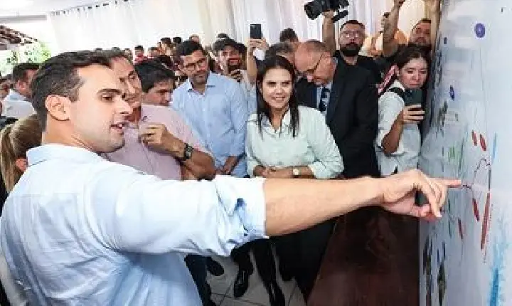 Governador Lucas Ribeiro e ministro Waldez Góes autorizam construção do Lote 3 do Canal Acauã-Araçagi.