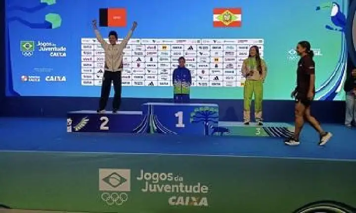 Paraíba conquista primeira medalha nos Jogos da Juventude, em Foz do Iguaçu, nesta quarta-feira (21)