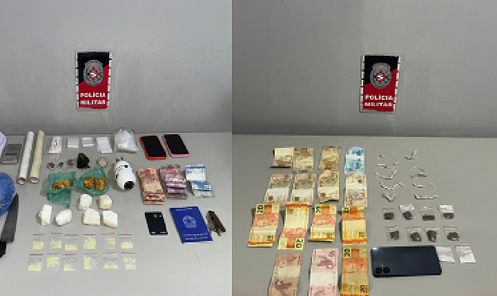 Polícia Militar frustra tráfico de drogas e prende suspeitos em ações distintas na cidade de Bayeux