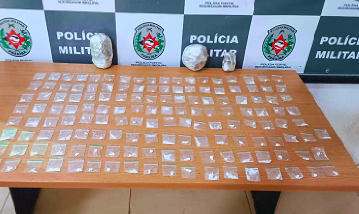 Polícia Militar prende suspeito por tráfico de drogas na Capital