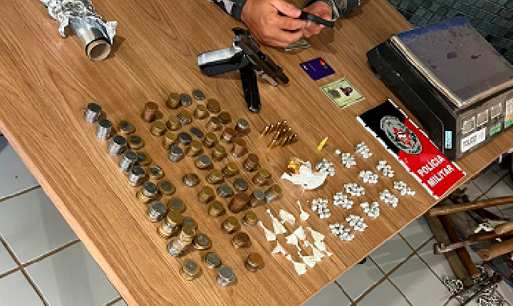 Polícia Militar prende suspeitos por tráfico de drogas, furto e receptação em Sousa