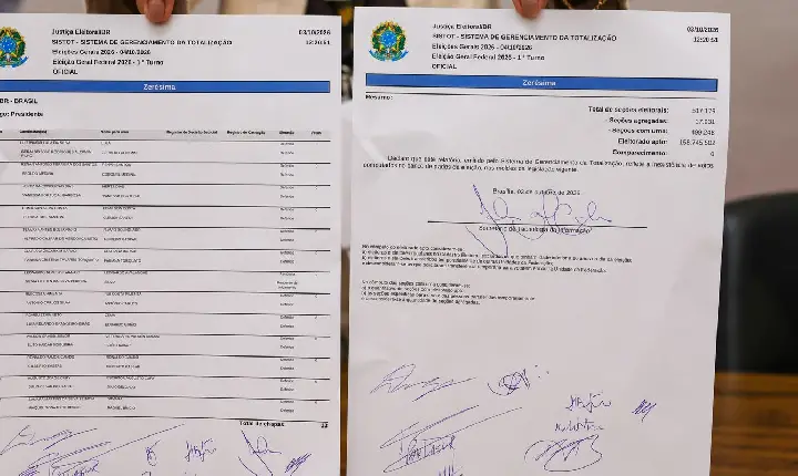 TSE faz teste final de sistemas e emite zerézima