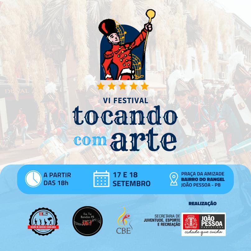 Prefeitura de João Pessoa promove VI Festival Tocando com Arte em praça do Rangel