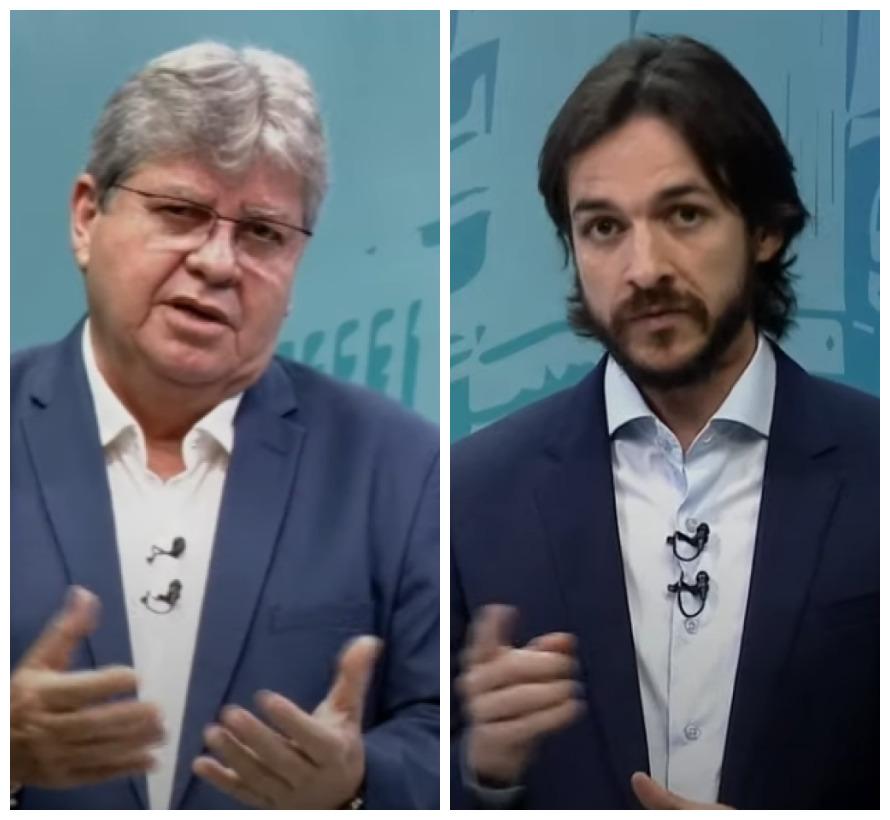 Debate da Tv Tambaú tem provocações sobre corrupção entre João e Pedro; tucano se coloca como ‘novo’, e socialista o liga ao ‘passado’