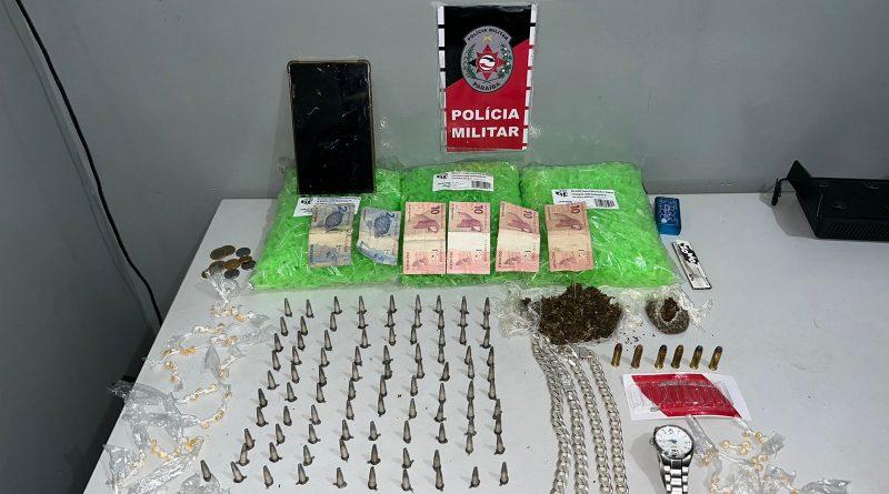 Operação Paradigma: Polícia Militar realiza prisão em flagrante por tráfico de drogas e posse ilegal, em Bayeux