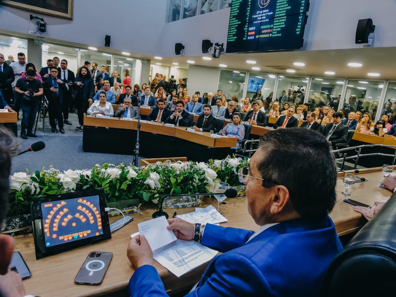 Posse dos deputados na Assembleia tem 11 parlamentares no 1º mandato
