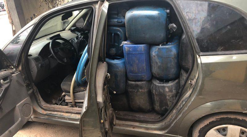 PM aborda carro e apreende 1.500 litros de combustíveis na cidade de Cabedelo