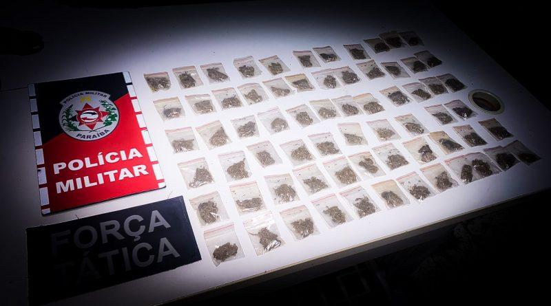 Polícia Militar coíbe tráfico de drogas durante a madrugada e prende dois suspeitos em Itabaiana