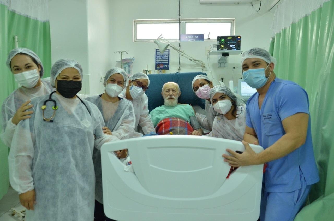 Biliu de Campina evolui e recebe alta médica do Hospital Municipal Dr. Edgley