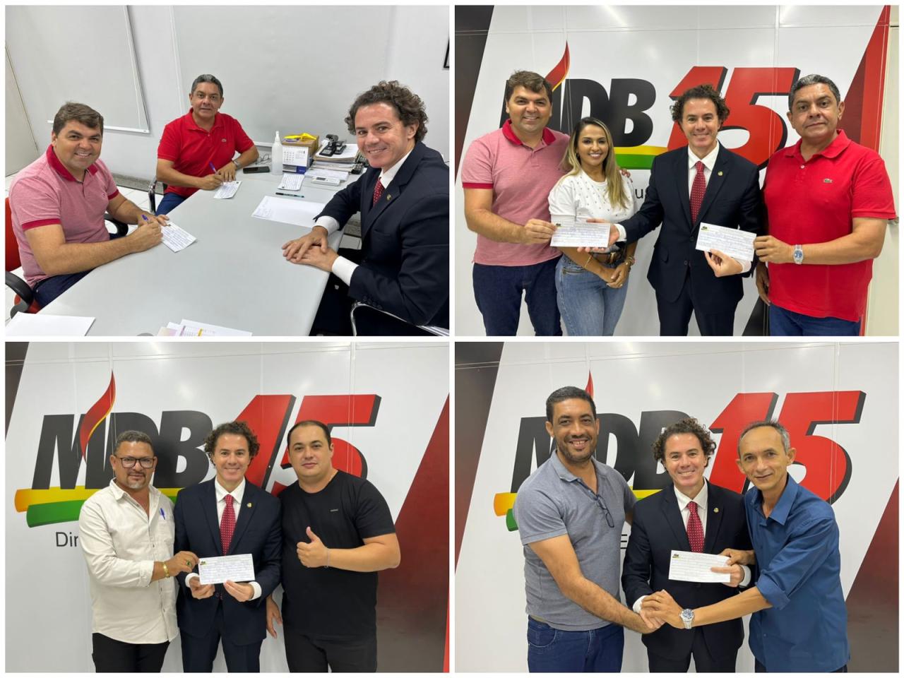 MDB da Paraíba recebe as filiações de mais dois Prefeitos e três Vice-Prefeitos; partido já tem 20 Prefeitos filiados