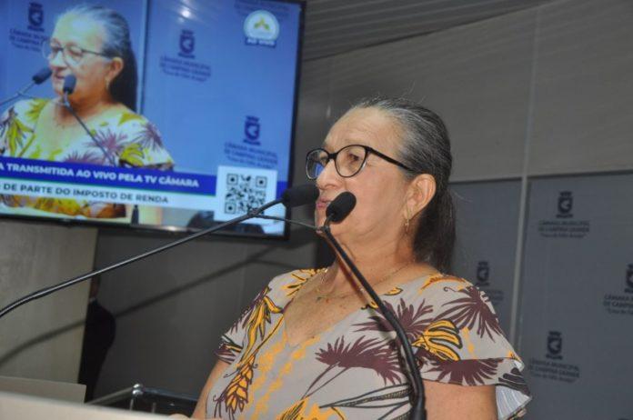 Vereadora Dona Fátima incentiva contribuintes a destinar parte do IR para instituições voltadas às pessoas idosas, crianças e adolescentes