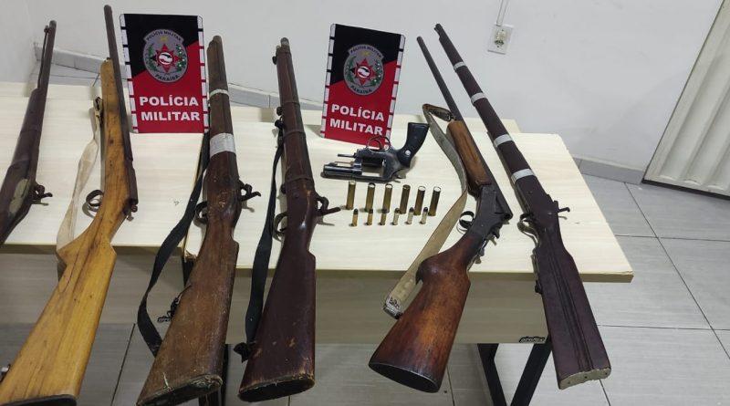 Operação apreende arsenal e prende irmãos suspeitos de crimes em Água Branca