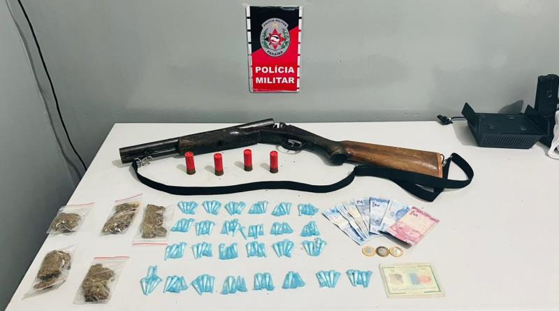 OPERAÇÃO PARADIGMA: Três armas de fogo e drogas são apreendidas na região metropolitana de João Pessoa