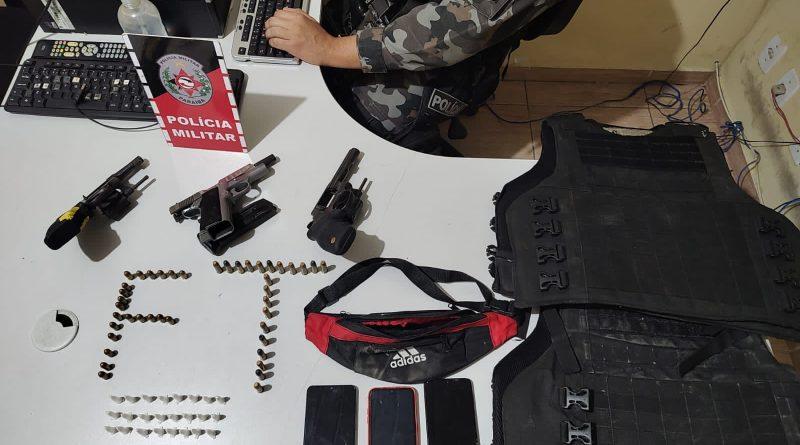 Polícia Militar apreende armas, munições, coletes balísticos e drogas no Litoral Sul da Paraíba