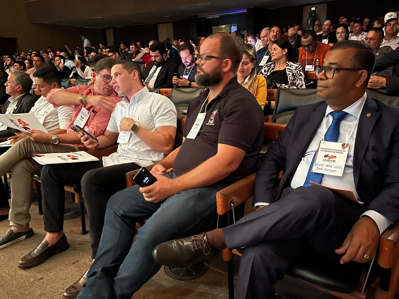CMJP participa de congresso de vereadores da Paraíba