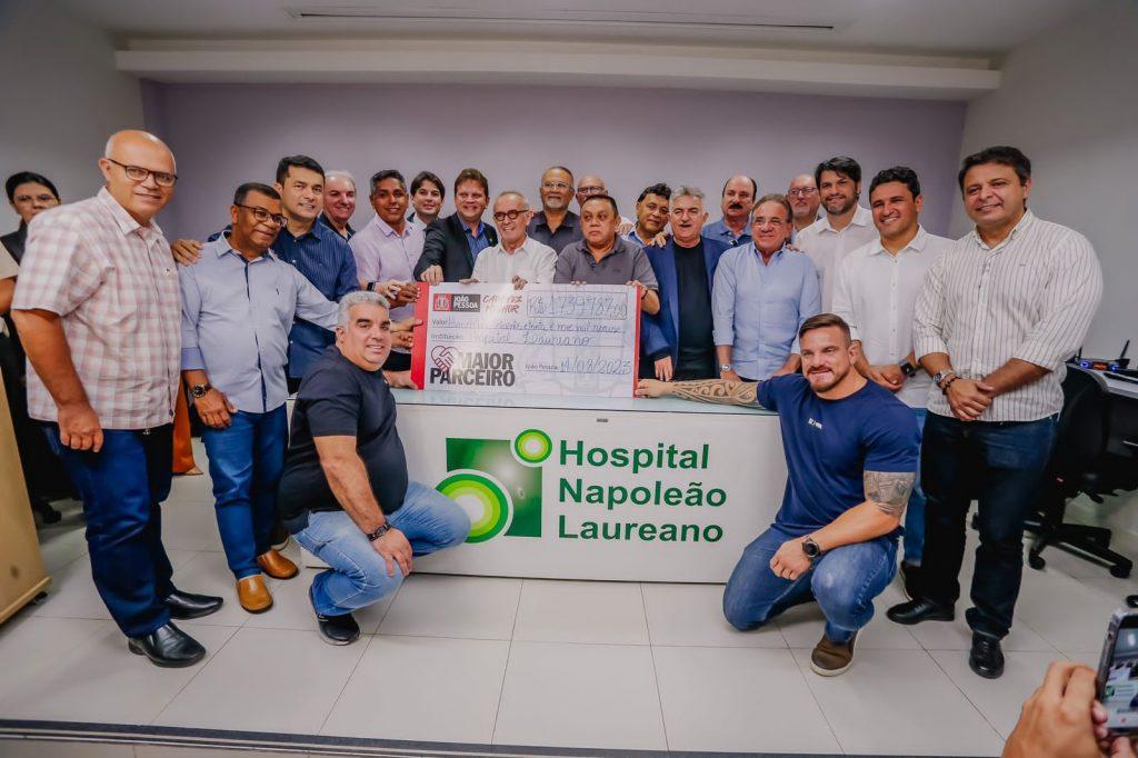 Maior Parceiro: Cícero Lucena libera mais de R$ 1,7 milhão em emendas cidadãs para o Hospital Laureano