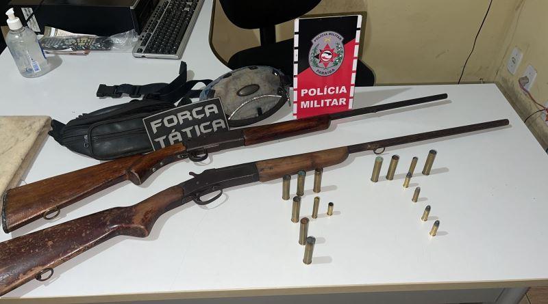 NOVAS APREENSÕES: Polícia Militar retira mais três armas de fogo das ruas