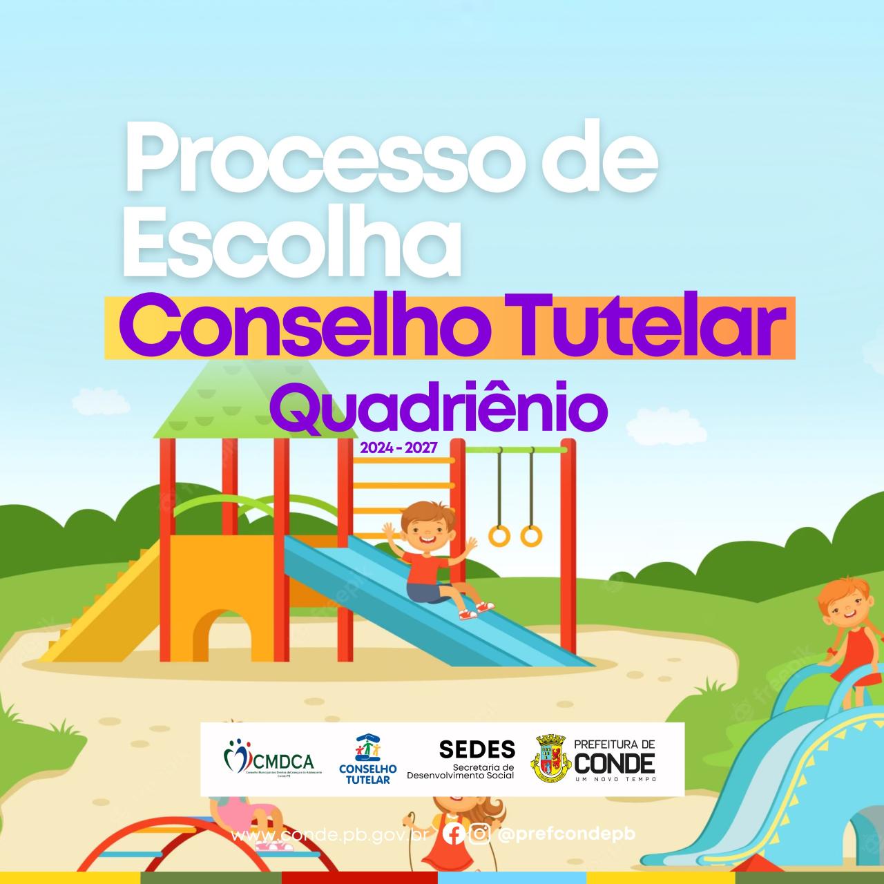 Confira os locais de votação: Processo de Escolha dos Conselheiros Tutelares de Conde acontece neste domingo