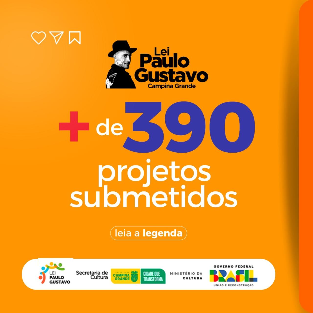 Cultura: Prefeitura de Campina Grande celebra adesão da população à Lei Paulo Gustavo