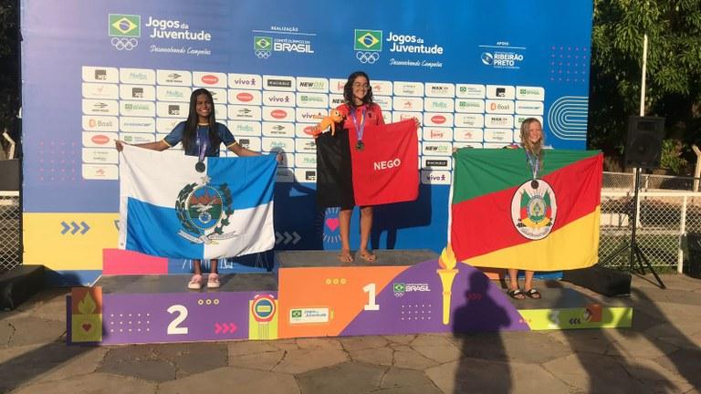 Nadadora paraibana ganha ouro e bronze e Estado já soma 11 medalhas nos Jogos da Juventude