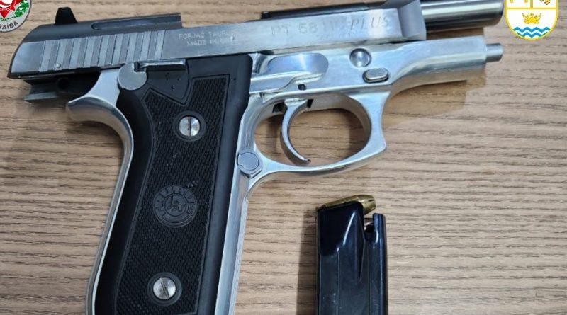Polícia Militar apreende arma com suspeito envolvido em confusão perto de bar em Campina Grande