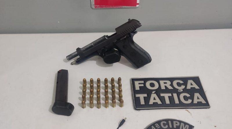 Em Bayeux: Procurado da justiça é preso com arma furtada de policial do Rio Grande do Norte