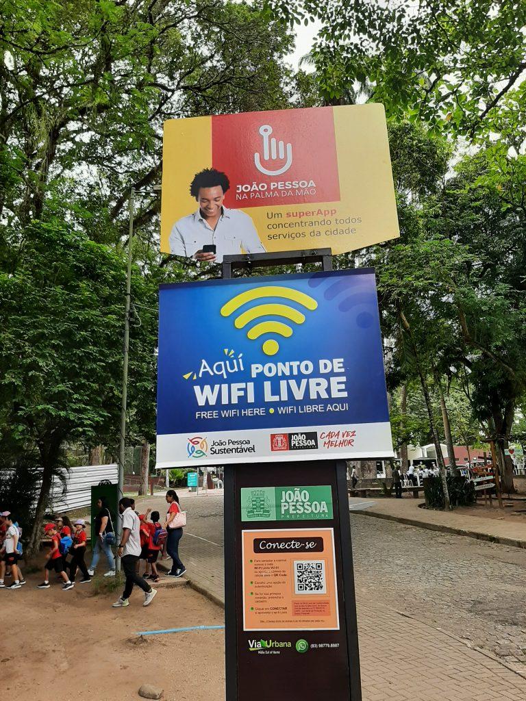 Em João Pessoa: Secretaria de Meio Ambiente lança Wi-Fi livre no Parque Arruda Câmara