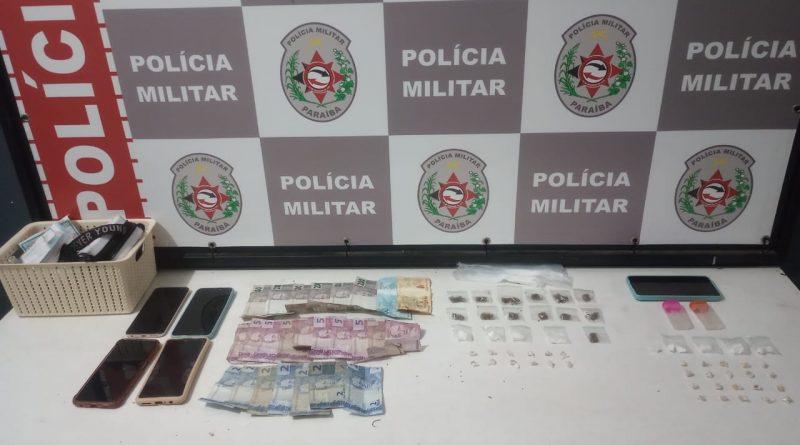 EM SAPÉ: Polícia Militar prende 4 suspeitos por tráfico de drogas