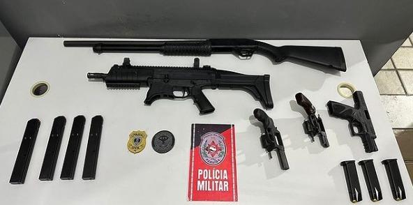 Operação apreende arsenal e prende dez envolvidos em homicídios no Sertão da Paraíba