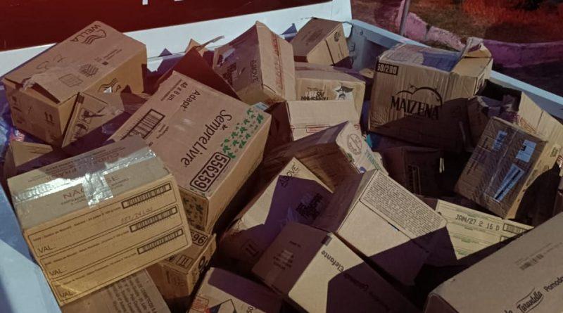 PM prende acusado de roubo de carga e recupera mais de 50 mil reais em mercadorias em Santa Rita