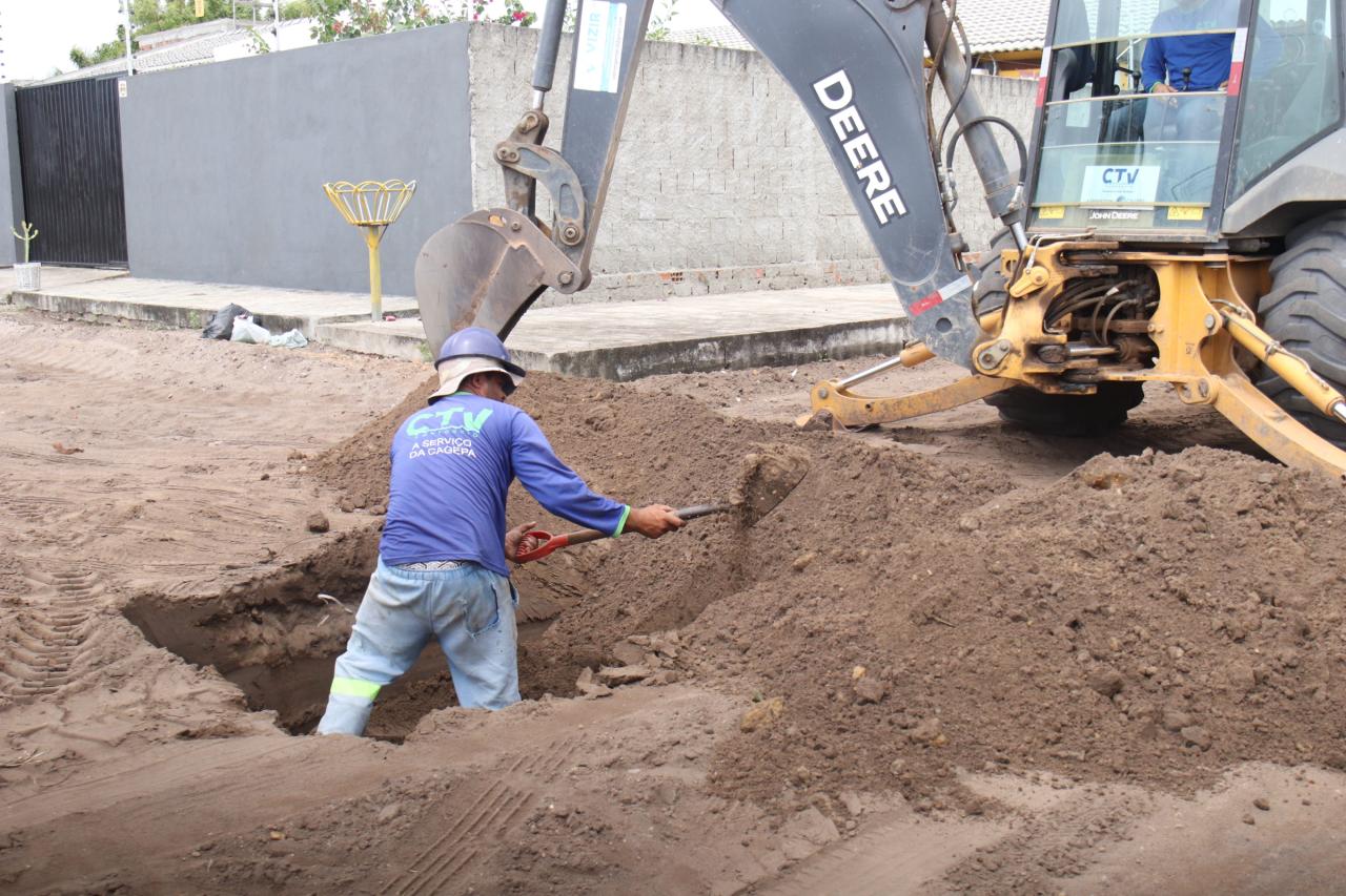 Prefeitura de Conde e Governo do Estado realizam obras de extensão do abastecimento de água no Village Jacumã