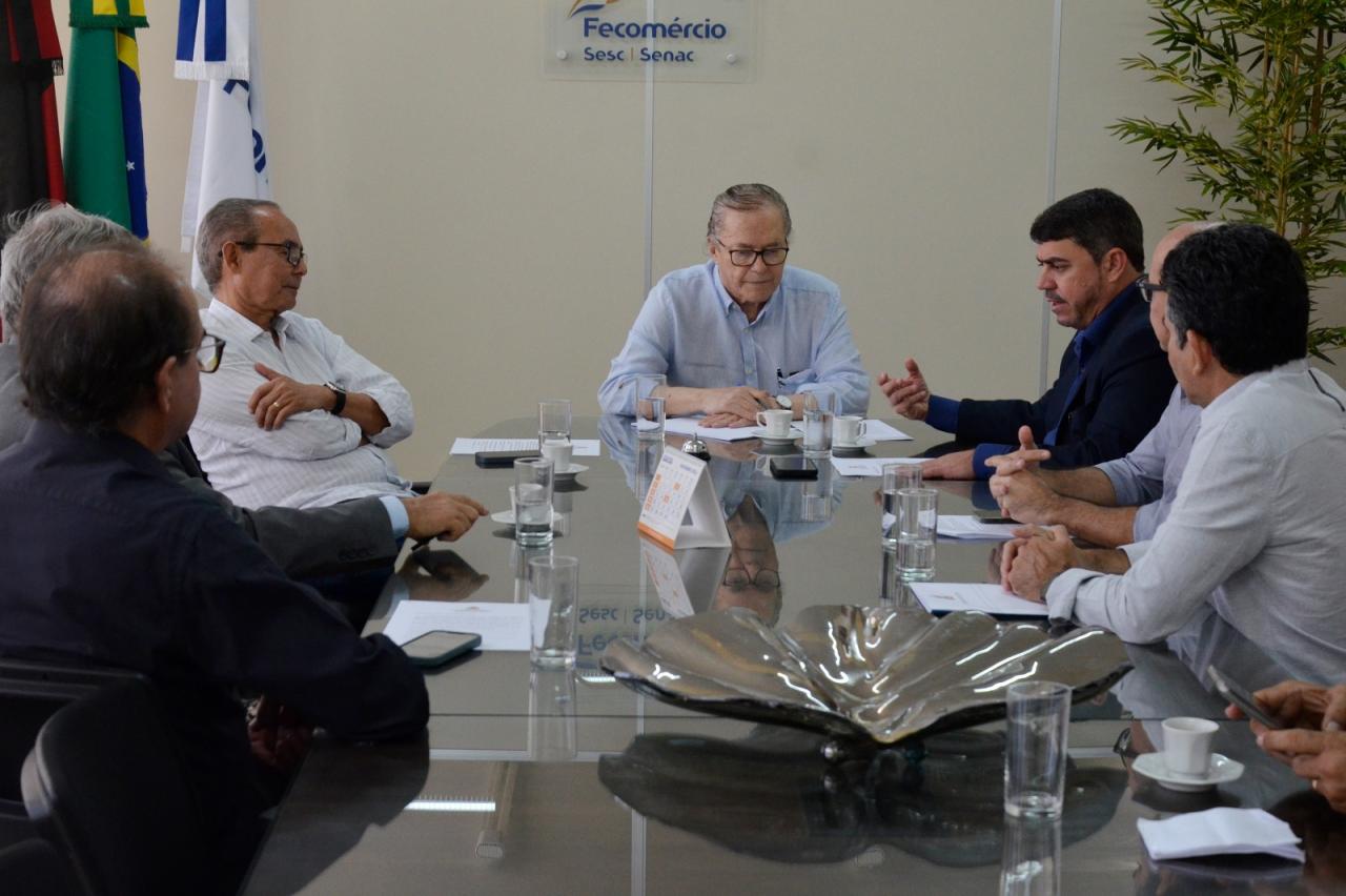 Presidentes da CMJP e da Fecomércio discutem plano de ação para o Centro