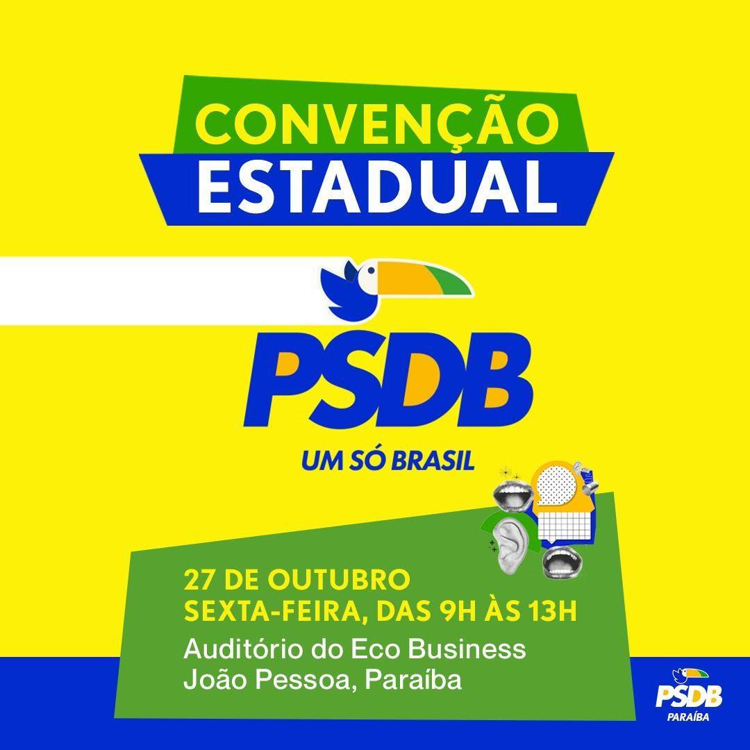 PSDB realiza convenção para eleição de novos dirigentes na Paraíba