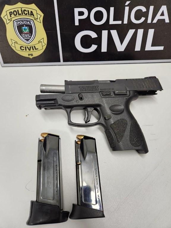 LAGOA SECA: Polícia Civil apreende arma de fogo e prende suspeito de “torturar vítima até a morte”