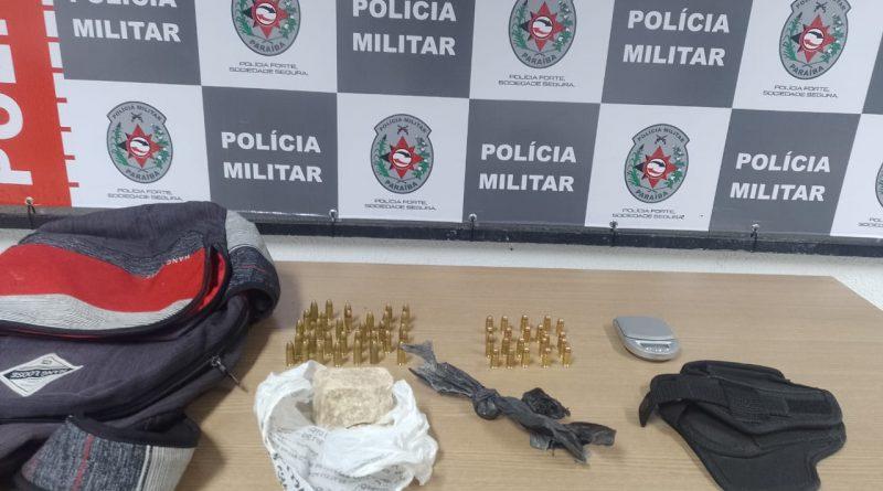 Polícia Militar apreende drogas e munições em mais uma ação de combate ao tráfico em Cabedelo