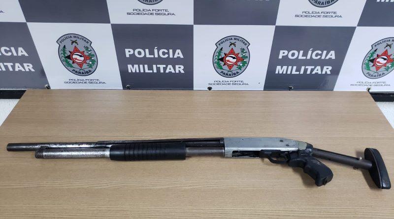 Polícia Militar apreende mais uma arma durante o combate a grupos criminosos na cidade de Cabedelo