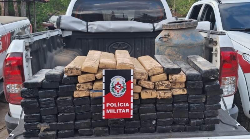 Policia Militar fecha a semana com mais de 300 quilos de drogas apreendidas em Bayeux
