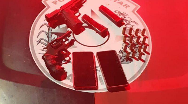 Polícia Militar prende acusados que planejavam ataque a tiros na cidade de Cabedelo