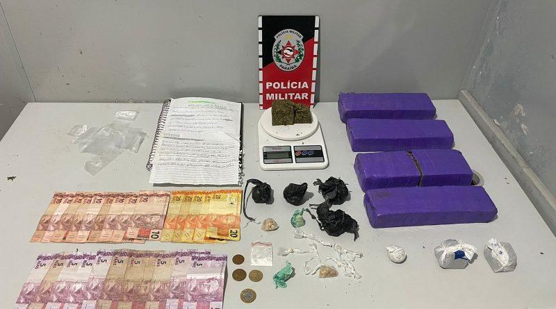 Polícia Militar prende suspeitos por tráfico de drogas em Mamanguape