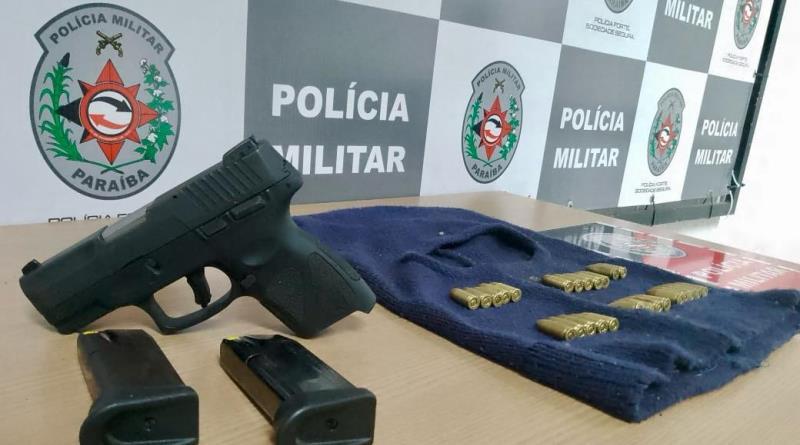 REINCIDÊNCIA: Reforço policial em Cabedelo prende acusado com arma de fogo, que já tinha passagem pelo mesmo crime