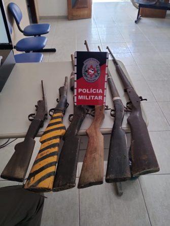 No Sertão: Polícia Militar desarticula “depósito” de espingardas