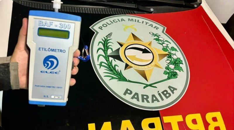 Operação autua quase 50 pessoas por dirigir sob efeito de álcool durante o feriadão na Paraíba