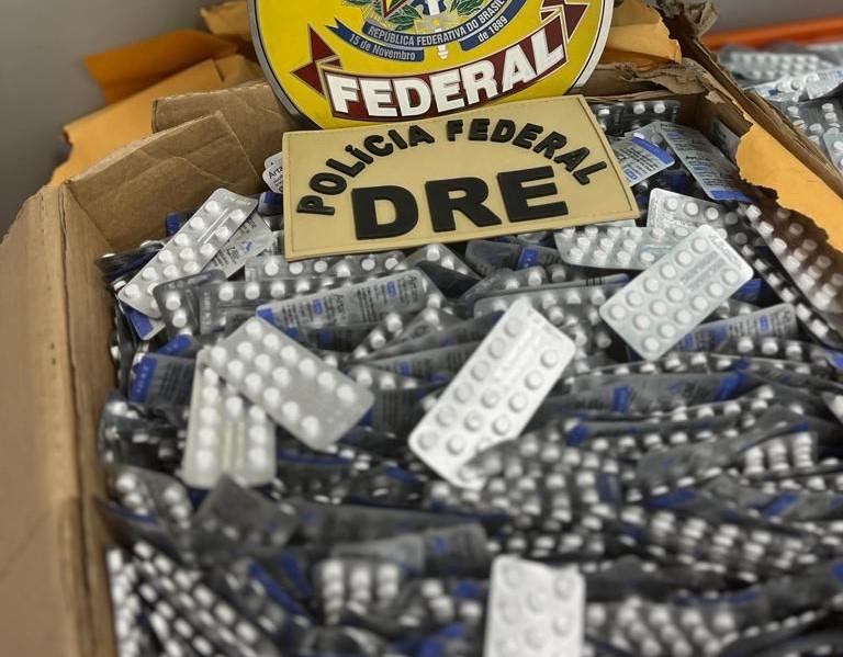 Polícia Federal apreende carga com 37,5 mil comprimidos de droga, em João Pessoa