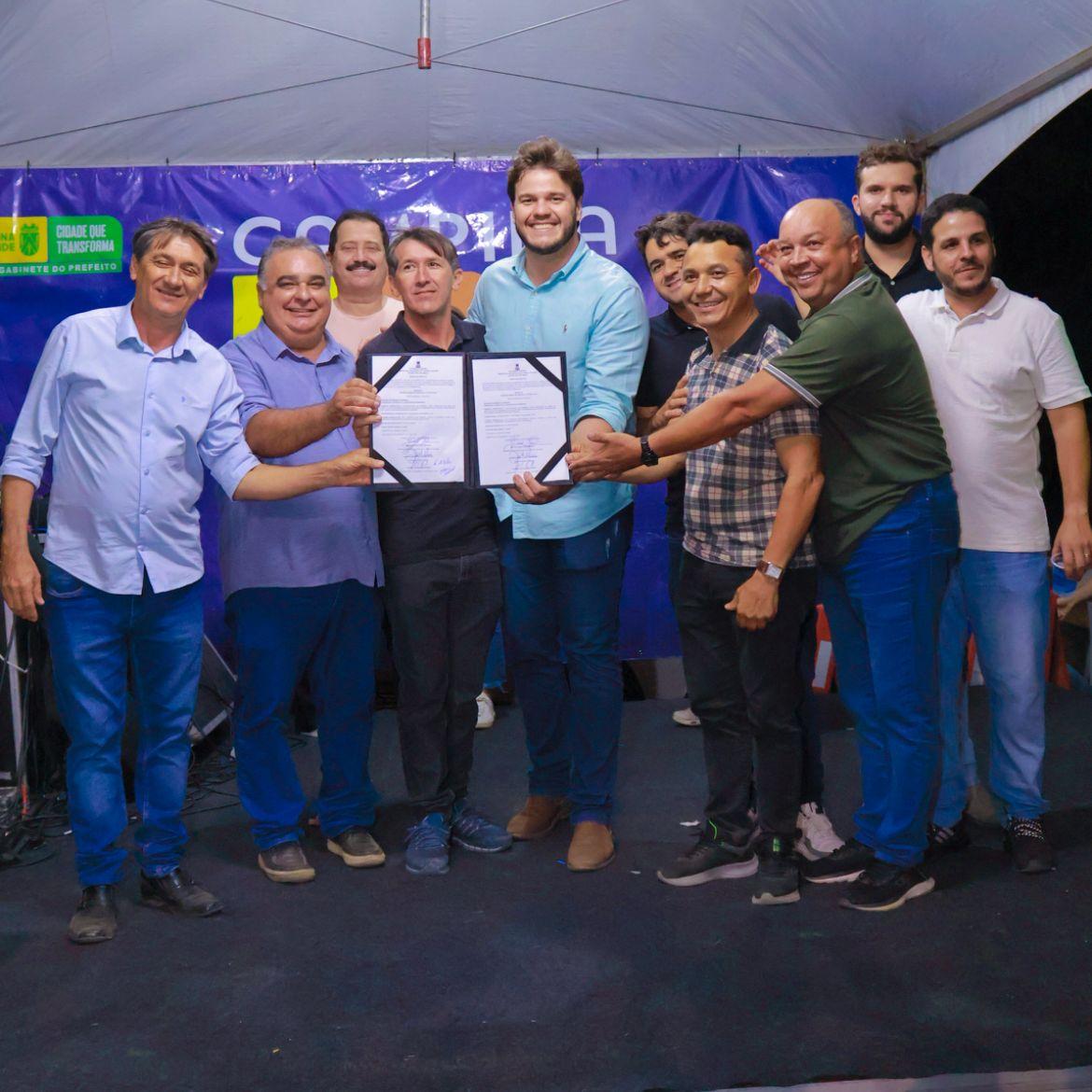 Prefeitura de Campina Grande assina ordem de serviço para a construção de um parque no bairro das Cidades