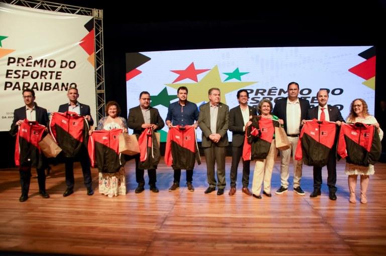 Prêmio do Esporte Paraibano homenageia atletas, técnicos e dirigentes que se destacaram em 2023