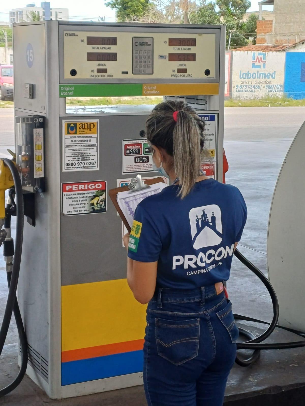 Procon-CG: Preço de combustíveis apresenta queda de até 9,51% em Campina Grande no mês de dezembro