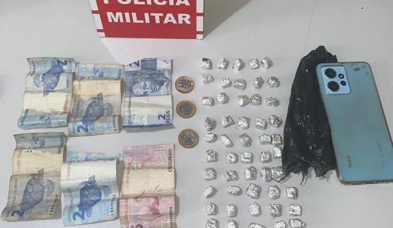 Suspeito de comercializar drogas é preso na cidade de Alhandra
